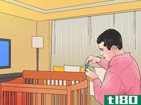 Image titled Ensure Safe Use of a Baby Crib Step 1