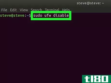 Image titled Disable the Firewall on Ubuntu on PC or Mac Step 2