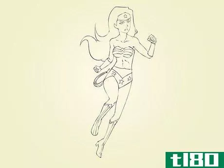 Image titled Draw Wonder Woman Step 17