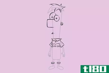 Image titled Draw Ferb Fletcher from Phineas and Ferb Step 5