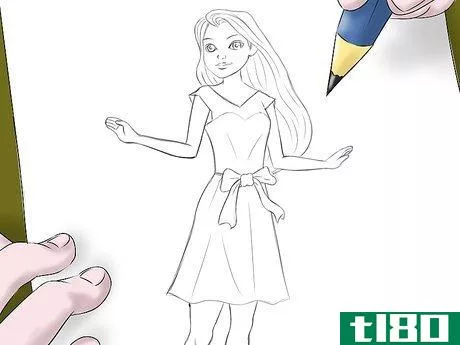 Image titled Draw Barbie Step 8