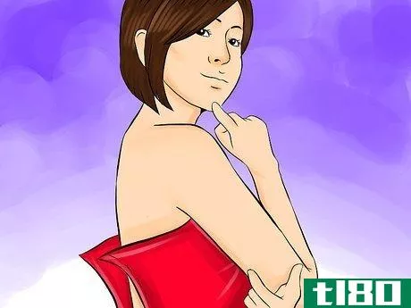 Image titled Dress and Undress Easily in Clothes with Back Zippers and Buttons Step 1