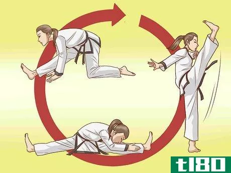 Image titled Get Better in Tae kwon do Poomsae Step 2