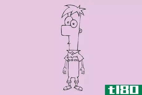 Image titled Draw Ferb Fletcher from Phineas and Ferb Step 7