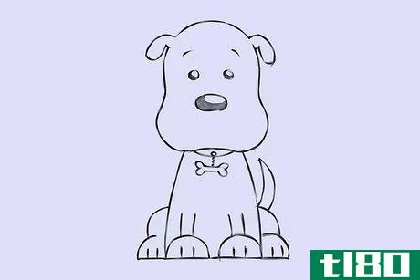 Image titled Draw a Cartoon Dog Step 9