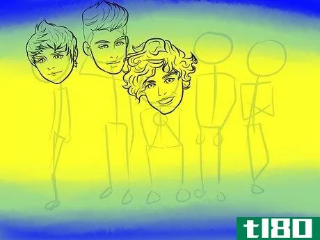 Image titled Draw One Direction Step 8