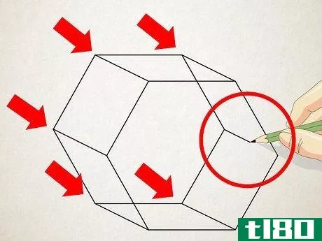 Image titled Draw a Hexagonal Prism Step 13