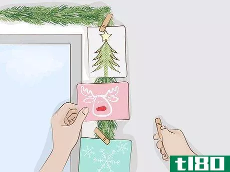 如何展示圣诞卡(display christmas cards)