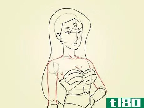 Image titled Draw Wonder Woman Step 7