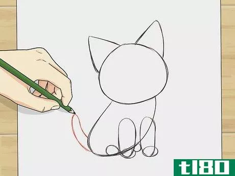 Image titled Draw Anime Cats Step 3