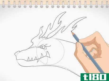 Image titled Draw a Dragon Head Step 15