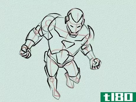 Image titled Draw Iron Man Step 3