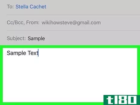 Image titled Embolden, Italicize, and Underline Email Text with iOS Step 4