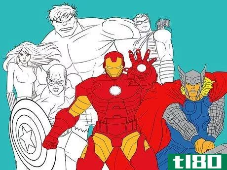 Image titled Draw the Avengers Step 15