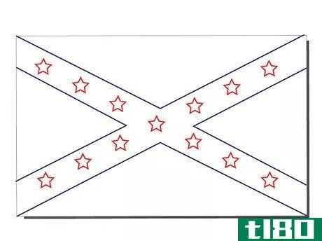 Image titled Draw a Rebel Flag Step 4