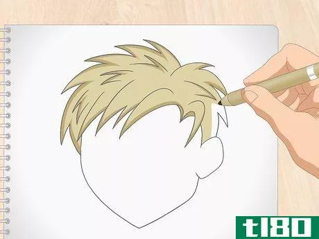 Image titled Draw Manga Hair Step 20