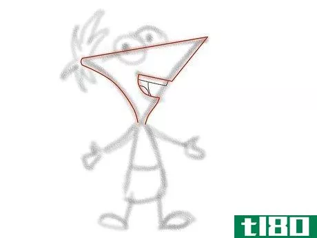 Image titled Draw Phineas Flynn from Phineas and Ferb Step 26