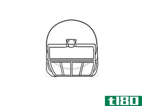 Image titled Draw a Football Helmet Step 6