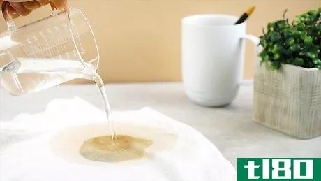 Image titled Get Coffee Stains Out of a White Shirt Step 1