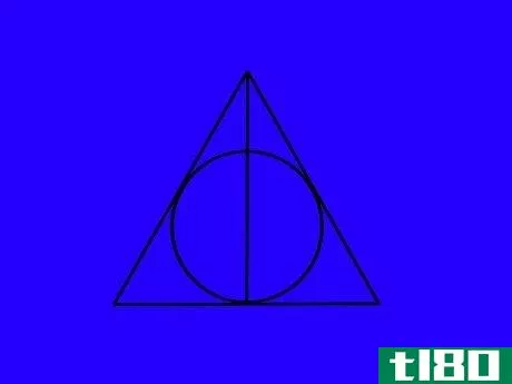 Image titled Draw the Sign of the Deathly Hallows Step 3