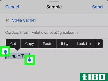 Image titled Embolden, Italicize, and Underline Email Text with iOS Step 7