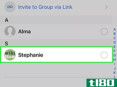 Image titled Invite Users to a Group Chat on WhatsApp Step 5