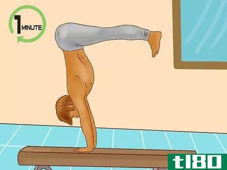 Image titled Hold a Handstand on the Beam Step 6