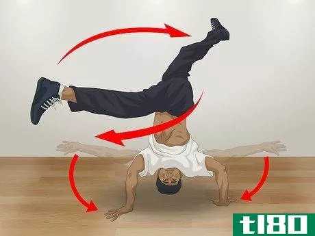 Image titled Headspin Step 13