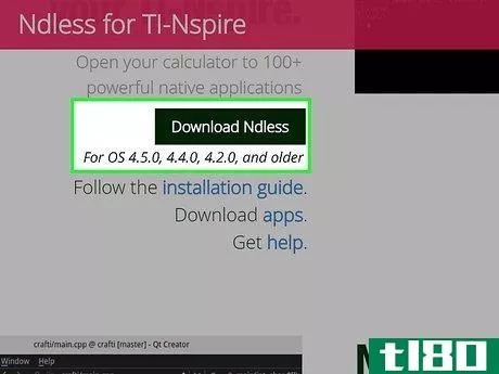 Image titled Install Ndless on a TI‐Nspire Step 2