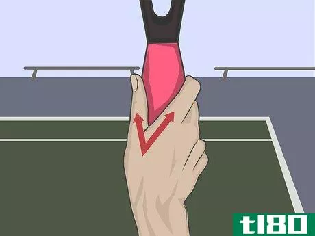 Image titled Hit a Flat Serve in Tennis Step 01