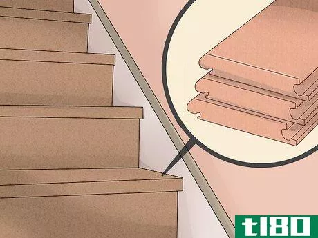 Image titled Install Laminate Flooring on Stairs Step 1