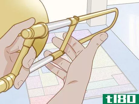 Image titled Hold a Trombone Step 4