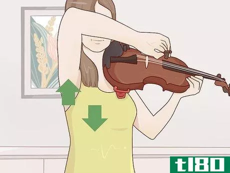Image titled Keep a Bow Straight on a Violin Step 3