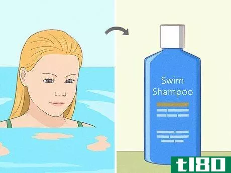 Image titled Get Rid of Green Hair from Swimming Step 1
