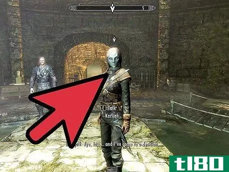 Image titled Get Nightengale Thief Armor in Skyrim Step 1