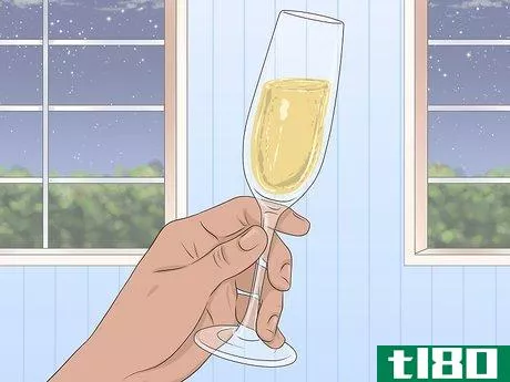 Image titled Hold a Champagne Glass Step 2
