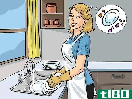 Image titled Have Fun While Washing Dishes Step 1