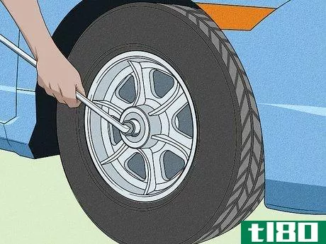 Image titled Install Valve Stems on Tires Step 7