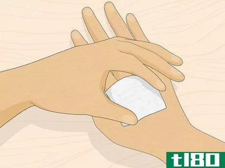 Image titled Improvise a Small Bandage Step 5