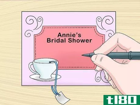 Image titled Host a Bridal Shower Tea Party Step 10