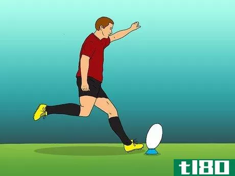 Image titled Kick for Goal (Rugby) Step 5