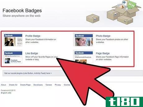 Image titled Get a Facebook Badge Step 3