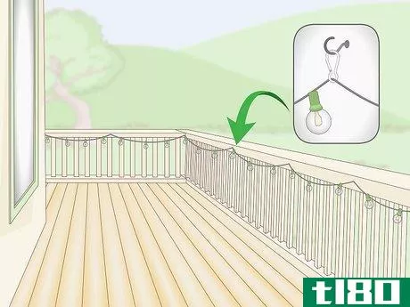 Image titled Hang Outdoor String Lights on a Deck Step 15