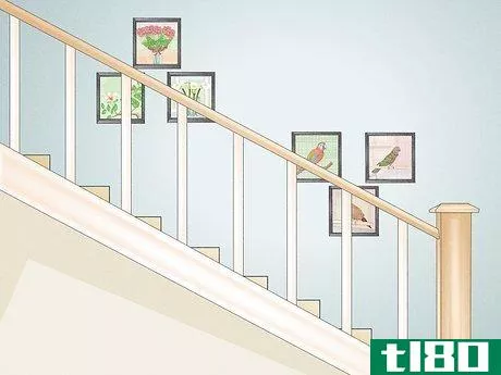 Image titled Hang Pictures over a Staircase Step 6
