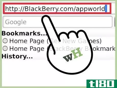 Image titled Install the Blackberry App World on an Older Blackberry Step 2