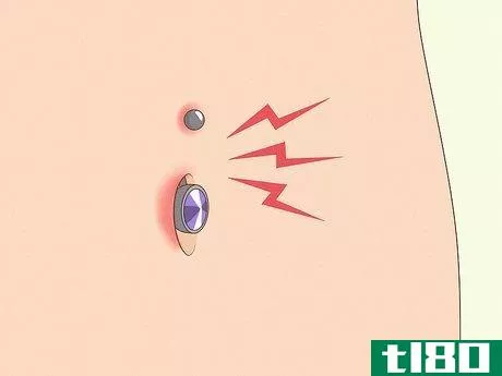 Image titled Keep Your Navel Piercing Clean Step 5