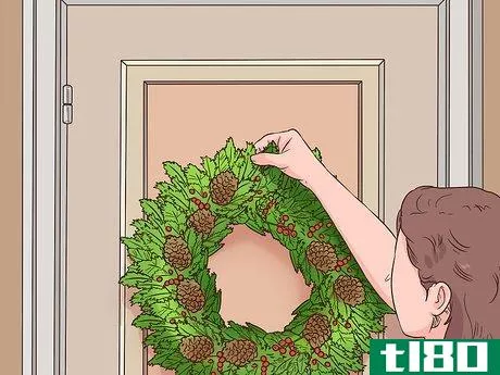 Image titled Hang a Wreath on a Door Step 16