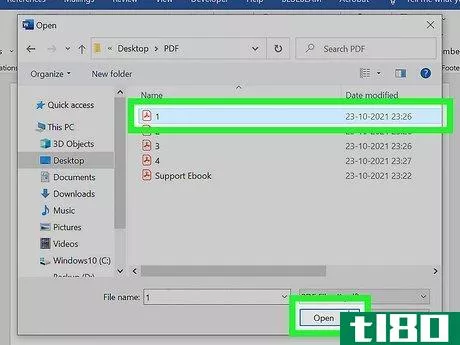Image titled Insert a Multiple Page PDF Into a Word Document Step 14