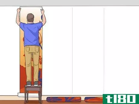 Image titled Hang Mural Wallpaper Step 11