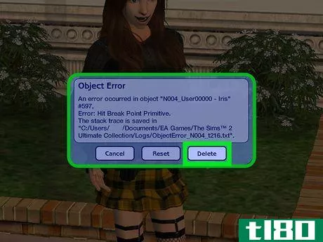 Image titled Sims 2 Adult Teens Delete Teen